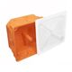 Doza de ramificatie incastrata Adeleq, tencuiala, 75x75x45mm