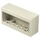 Doza de aparataj modular TEM, 6M, aplicata, fildes, IP20, Cubo, AC61IW