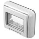 Placa pentru doza modulara TEM, 3M, alb, IP55, Cubo, AQ31PW
