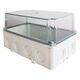 Doza de ramificatie aplicata XBS, cu capac transparent, 210x120x110mm, IP67, ELO-210/AM1