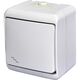 Intrerupator cap scara ETI, aplicat, alb, IP44, 004668002