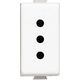 Priza modulara 2P+E Bticino, alb, 1M, Matix, AM5113