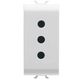 Priza modulara 2P+E Gewiss, alb, 1M, 10A, Chorus, GW10201