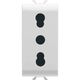 Priza modulara 2P+E Gewiss, alb, 1M, 16A, Chorus, GW10203