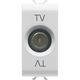 Priza modulara TV Gewiss, alb, 1M, Chorus