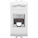 Priza modulara FTP RJ45 Gewiss, cat.5e, alb, 1M, Chorus, GW10422