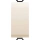 Intrerupator modular cu revenire Gewiss, ivoar, 1M, Chorus