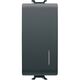 Intrerupator modular cu revenire Gewiss, negru, cu LED, 1M, Chorus, GW12132