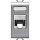 Priza modulara FTP RJ45 Gewiss, cat.5e, titan, 1M, Chorus, GW14422