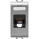 Priza modulara UTP RJ45 Gewiss, cat.6, titan, 1M, Chorus, GW14423