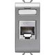 Priza modulara FTP RJ45 Gewiss, cat.6, titan, 1M, Chorus, GW14424