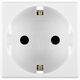Priza modulara 2P+E Gewiss, alb, 2M, 16A, System, GW20265