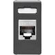 Priza modulara FTP RJ45 Gewiss, cat.5e, negru, 1M, System, GW21243