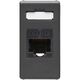Priza modulara UTP RJ45 Gewiss, cat.5e, negru, 1M, System, GW21271