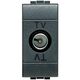 Priza modulara TV Bticino, antracit, 1M, Living-Light