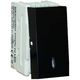 Intrerupator modular Comtec, negru, cu LED, 1M, Stil premium, MF0012-16062