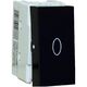 Intrerupator modular cu revenire Comtec, negru, 1M, Stil premium