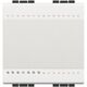 Intrerupator modular cu revenire Bticino, alb, 2M, Living-Light, N4005M2A