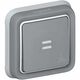 Intrerupator cu revenire Legrand, incastrat, gri, IP55, Plexo, 069821