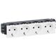 Priza modulara 2P+E Legrand, alb, 8M, 16A, Mosaic, 077604