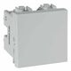 Intrerupator modular cu revenire Scame, alb, 2M, 10A, Evolve