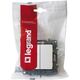 Mecanism intrerupator dublu Legrand, incastrat, alb, Niloe, 664506