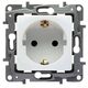 Mecanism priza 2P+E Legrand, incastrat, alb, Niloe, 664529