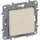 Mecanism intrerupator cap scara Legrand, cu LED, incastrat, ivoar, Niloe, 664610