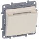 Mecanism intrerupator cu cartela Legrand, incastrat, ivoar, Niloe, 664893