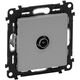 Mecanism priza TV Legrand, stea, incastrat, aluminiu, Valena Life, 753351