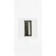 Priza modulara USB Orno, 2,0A, alb, 1M, DAT1, Noen, OR-GM-9010/W/USBDAT1