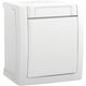 Intrerupator Panasonic, aplicat, alb, IP54, Pacific, P-P1.A