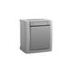 Intrerupator Panasonic, aplicat, gri, IP54, Pacific, P-P1