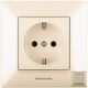 Priza 2P+E Panasonic, incastrata, bronz, Arkedia Slim, P-SA.S.BR