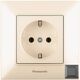 Priza 2P+E Panasonic, incastrata, fumuriu, Arkedia Slim, P-SA.S.DG