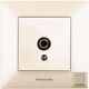 Priza TV de capat, incastrata, bronz, Panasonic, Arkedia Slim