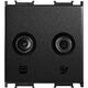 Priza modulara TV-SAT Panasonic, negru, 2M, Thea Optima