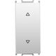 Intrerupator modular pentru jaluzele cu revenire Panasonic, alb, 1M, Thea Optima