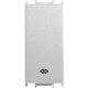 Clapeta pentru intrerupator modular Panasonic, alb metalic, cu LED, 1M, Thea Optima