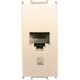 Priza modulara UTP RJ45 Panasonic, cat.6, bej, 1M, Thea Optima, P-TOCAL1.6.BG