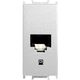 Priza modulara UTP RJ45 Panasonic, cat.6, alb metalic, 1M, Thea Optima, P-TOCAL1.6.MW