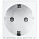 Priza modulara 2P+E Panasonic, alb, 2M, 16A, Thea Optima, P-TOS