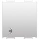 Clapeta pentru intrerupator modular Panasonic, alb, cap scara, 2M, Thea Optima