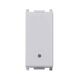 Intrerupator modular Vimar, argintiu, cu LED, 1M, 10A Plana 14000.FX.SL