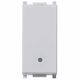 Intrerupator modular cap scara Vimar, cu LED, argintiu, 1M, 20A, Plana, 14006.SL