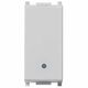 Intrerupator modular cu revenire Vimar, cu LED, argintiu, 1M, 10A, Plana, 14008.SL