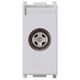 Priza modulara TV-RD-SAT Vimar, argintiu, 1M, Plana