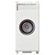 Priza modulara TV-RD-SAT Vimar, de trecere, alb, 1M, Plana, 14300.10