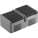 Priza 2P+E TEM, cu capac opac si intrerupator cap scara, aplicata, orizontala, gri mat, IP44, Fontana, CF16GY