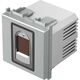 Intrerupator modular pe baza de amprenta TEM, argintiu, 2M, BIOPASS, Modul, EM71ES